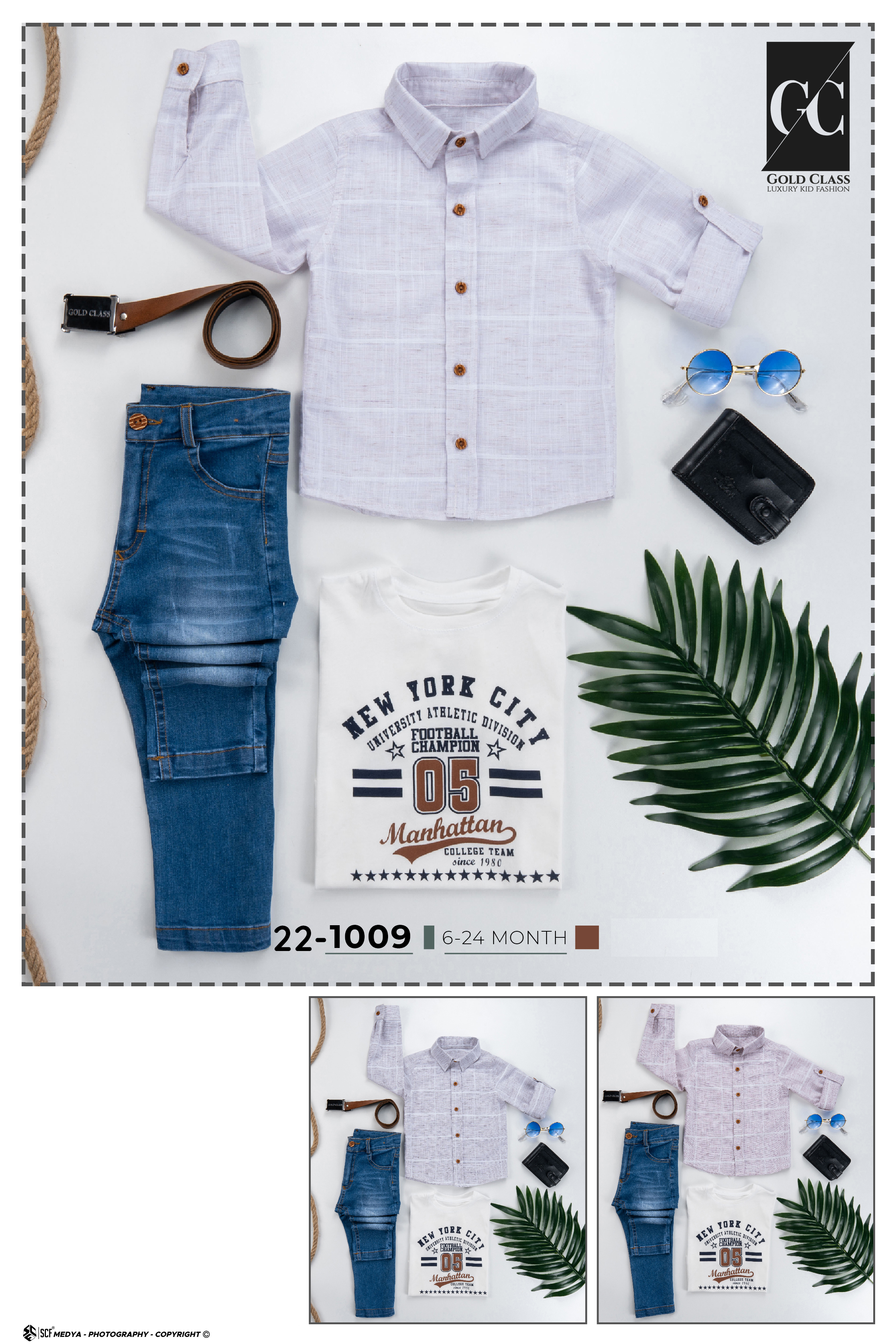 Shirt, Jeans Children Clothes Sets For Boys