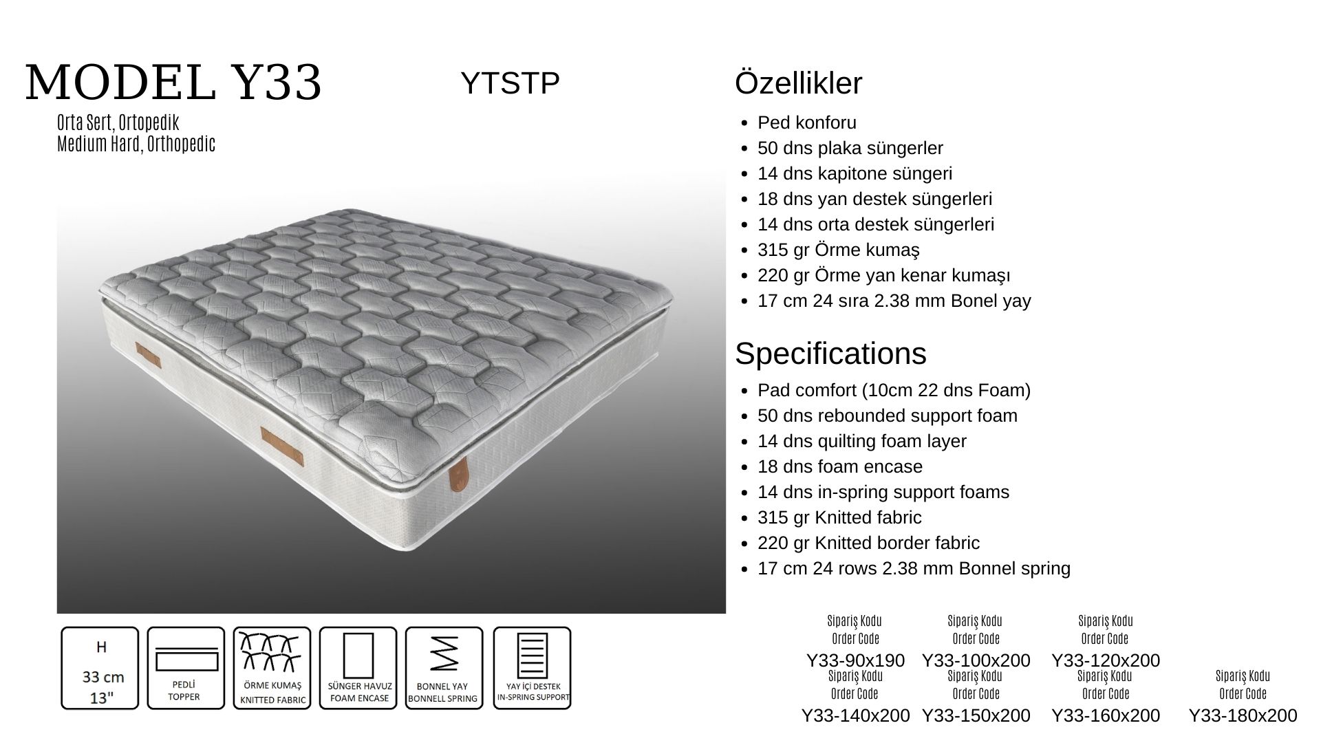 Y33 Mattress