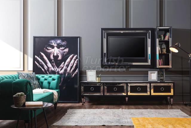 Bianca Black Tv Unit