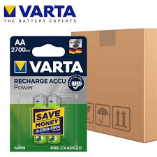 Varta 2700mAH 1.2v AA Rechargeable AA Battery 2pcs Blister Pack