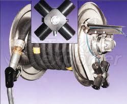 Hydraulic reels for fuel tankers