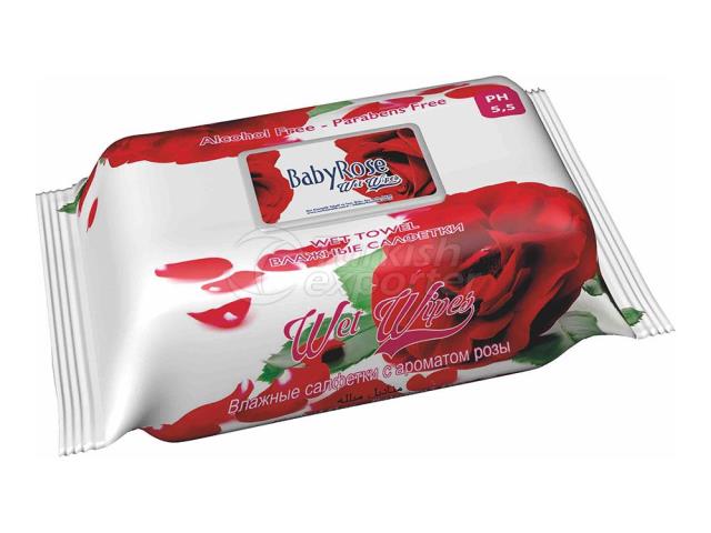 Baby Rose - Toalla húmeda para bebés Rose