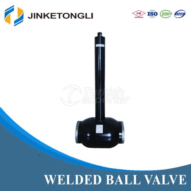 Extension Rod welded ball valve