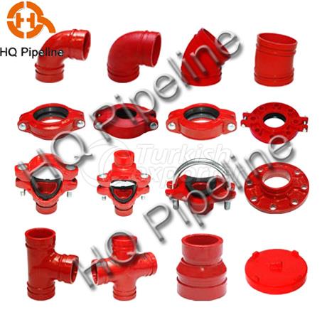 UL/FM Ductile iron grooved fittings