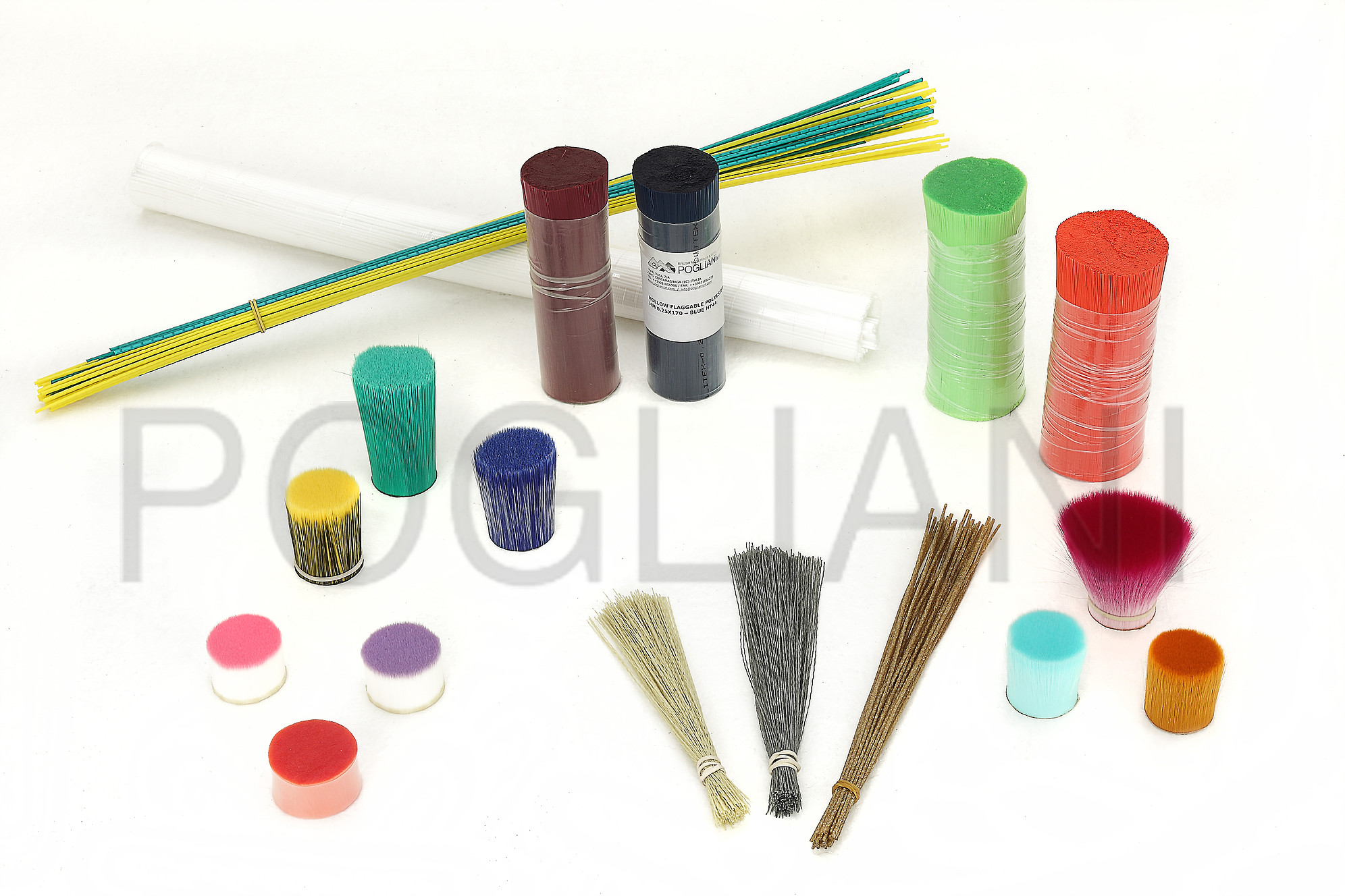 Nylon filaments for brushes