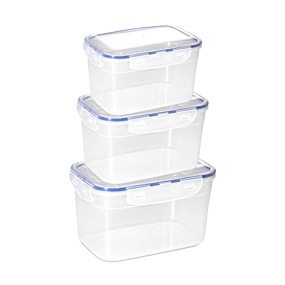 AIRTIGHT DEEP FOOD CONTAINER SET OF 3