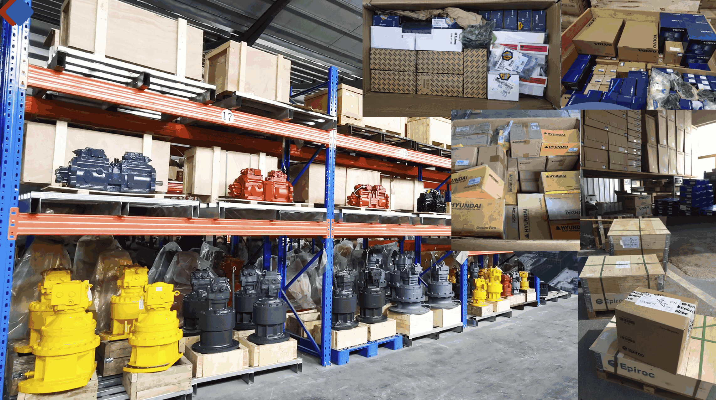 hyundai + volvo + atlas / epiroc parts