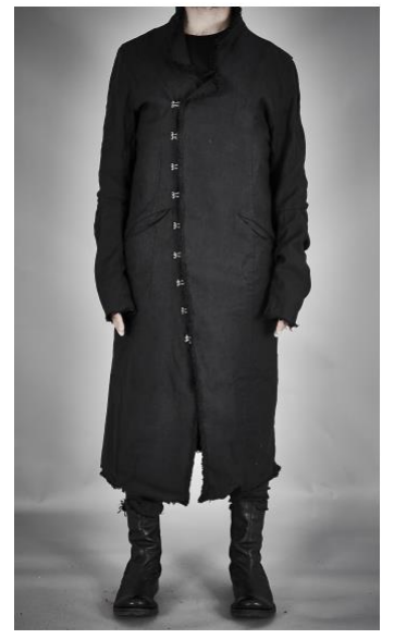 HOOKED TAILORED LINEN COAT 05