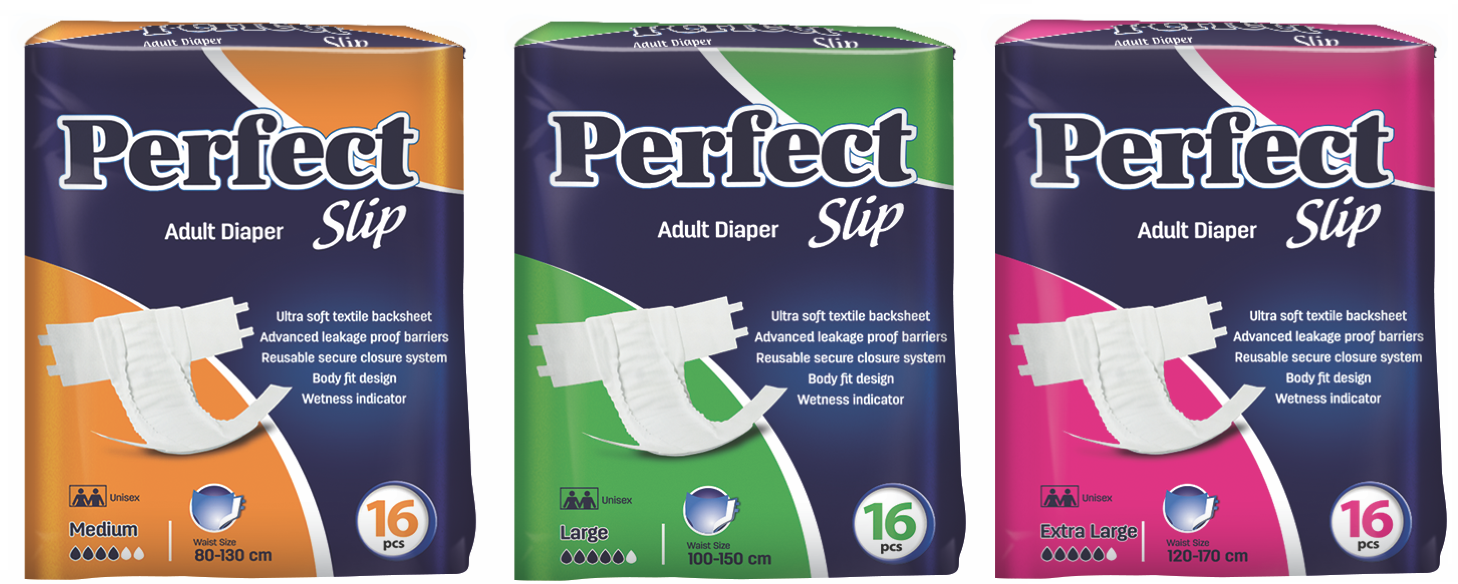 Perfect Adult Diaper  (Pack of 16)