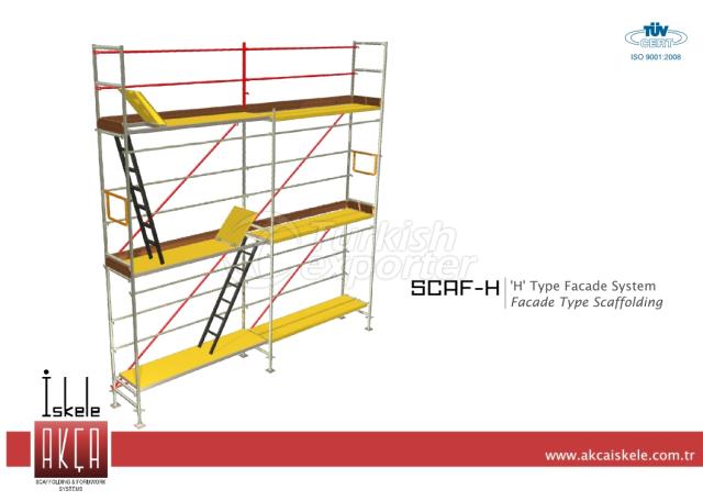 H Type Facade Scaffolding