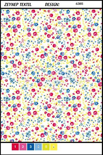 Motif de fleurs 6385