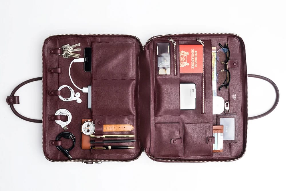 Leather tools bag