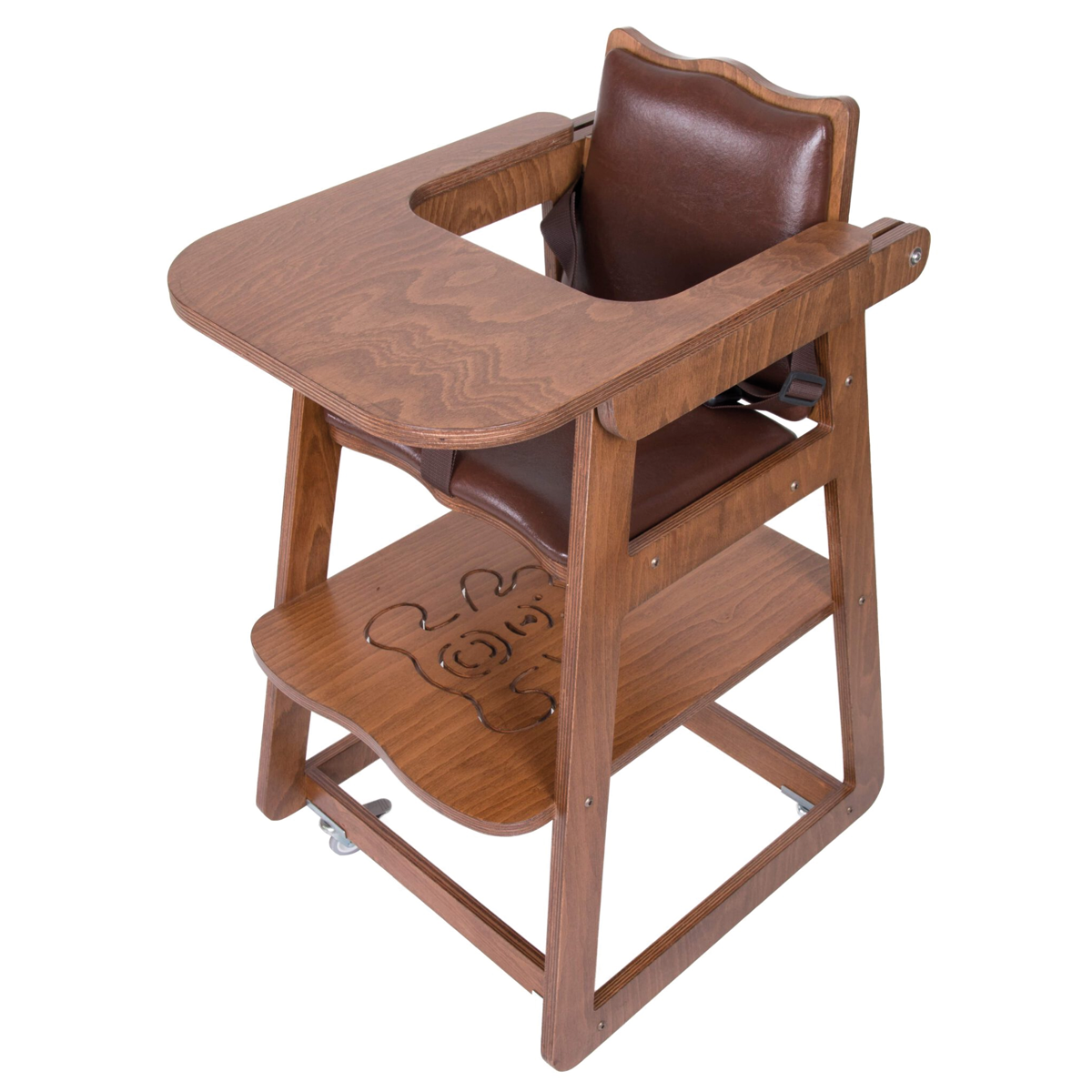 Woo Luxury Wooden Baby Highchair