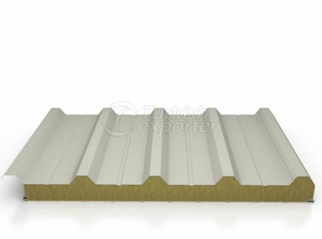 ROOF PANEL 5 RIBS/ROCKWOOL