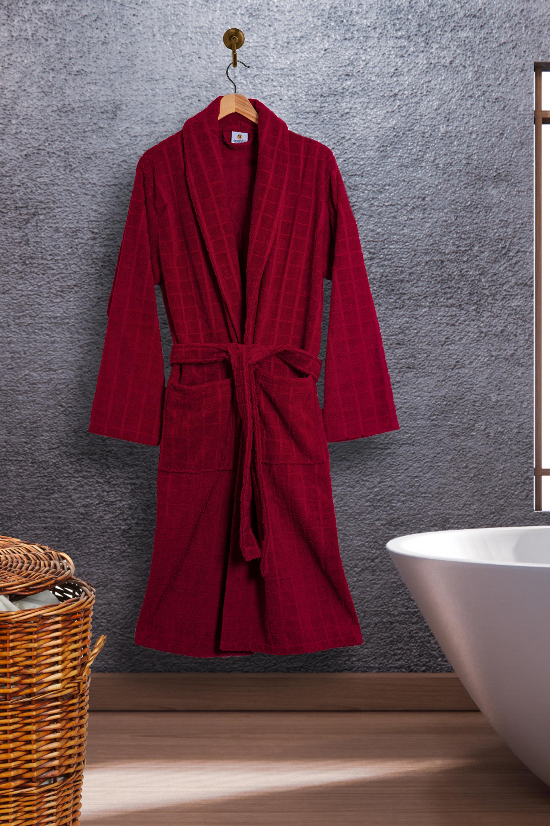 Metis Textile Plaid  Mayer Unisex Bathrobe