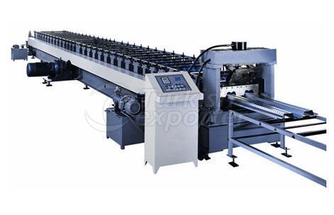 Metal deck roll forming machine