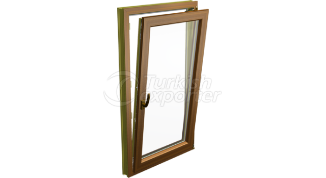 Double Opening PVC Window