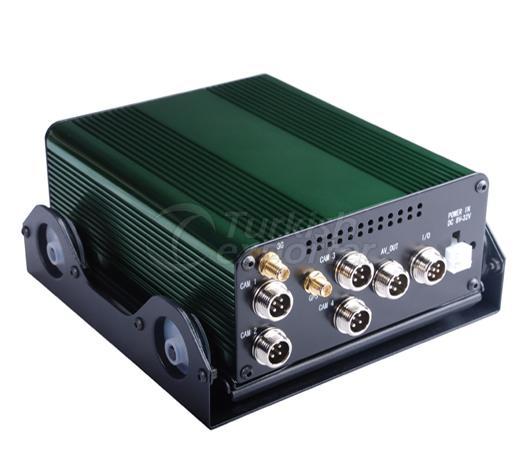 Four channel 3G car black box with gps motion detection function