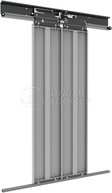 H1 Central 2 Panel Landing Door