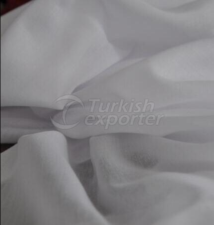 polyester voile grey fabric