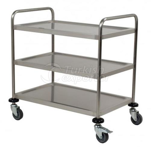 Chariot de service 3 étagères