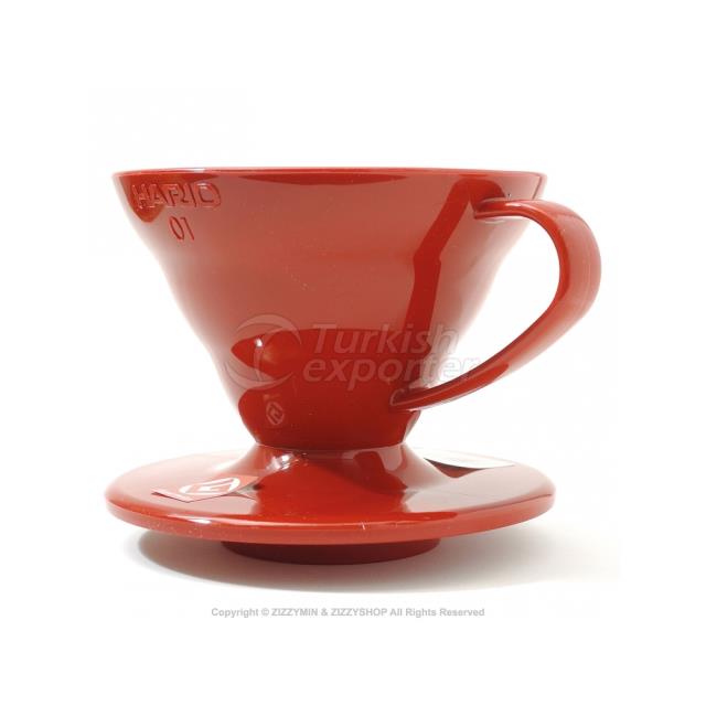 HARIO VD-02R V60 02 Goteador (plástico rojo)