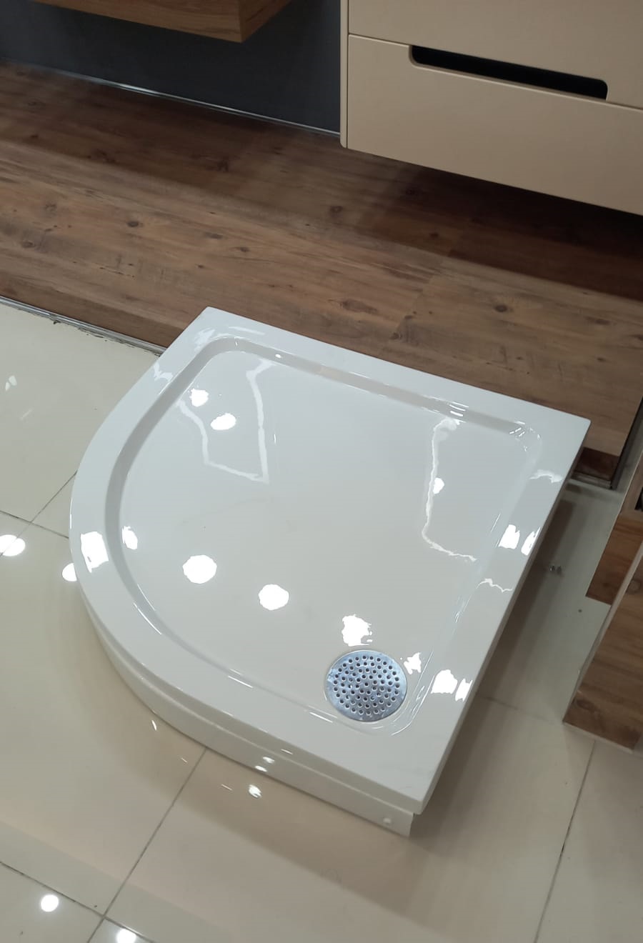  Inci Oval shower tray