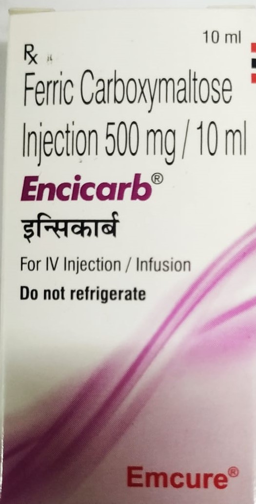 Ferric Carboxymaltose (50mg/ml) Injection , Encicarb Injection