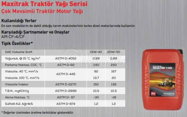Maxitrak Tractor Oil Series