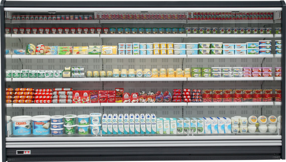dairy refrigerated showcase