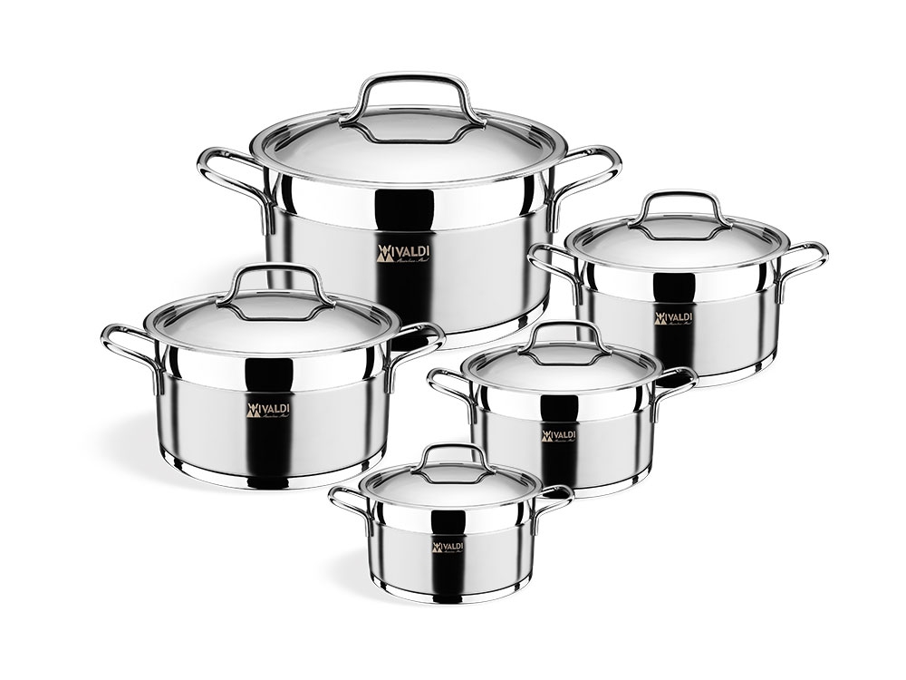 ROSSO 10 PCS COOKWARE SET