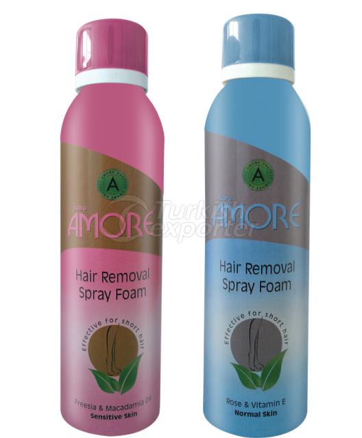 Hair Removal Sprey Foam Amore