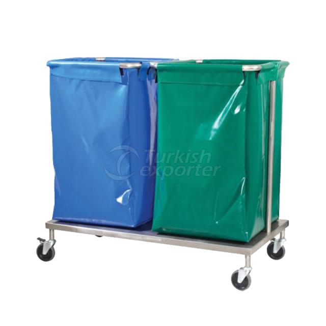 LAUNDRY COLLECTING TROLLEY