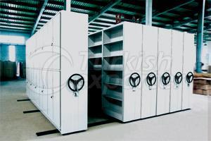 Steel mobile shelf,mass shelving