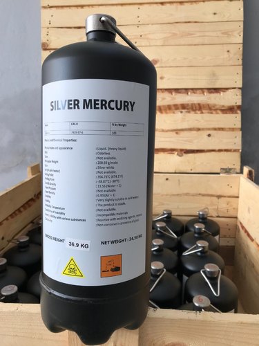 Silver liquid mercury 99.999%