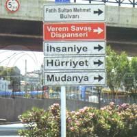 Alüminyum Tava Tipi Yön Bilgi Levhası