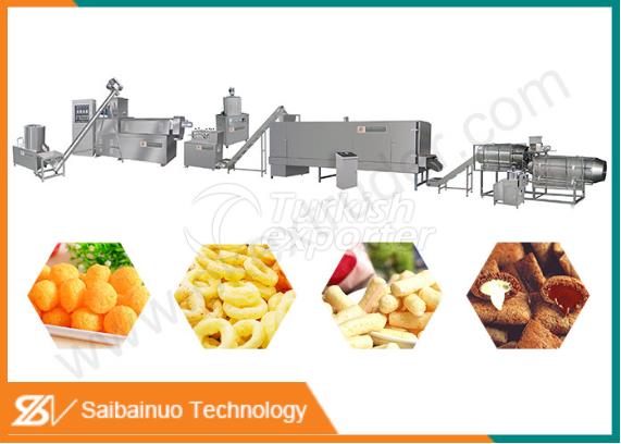 Corn puff snacks making machine