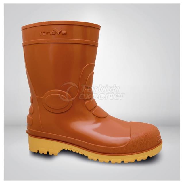 Big Size Boots Orange (mk-01)