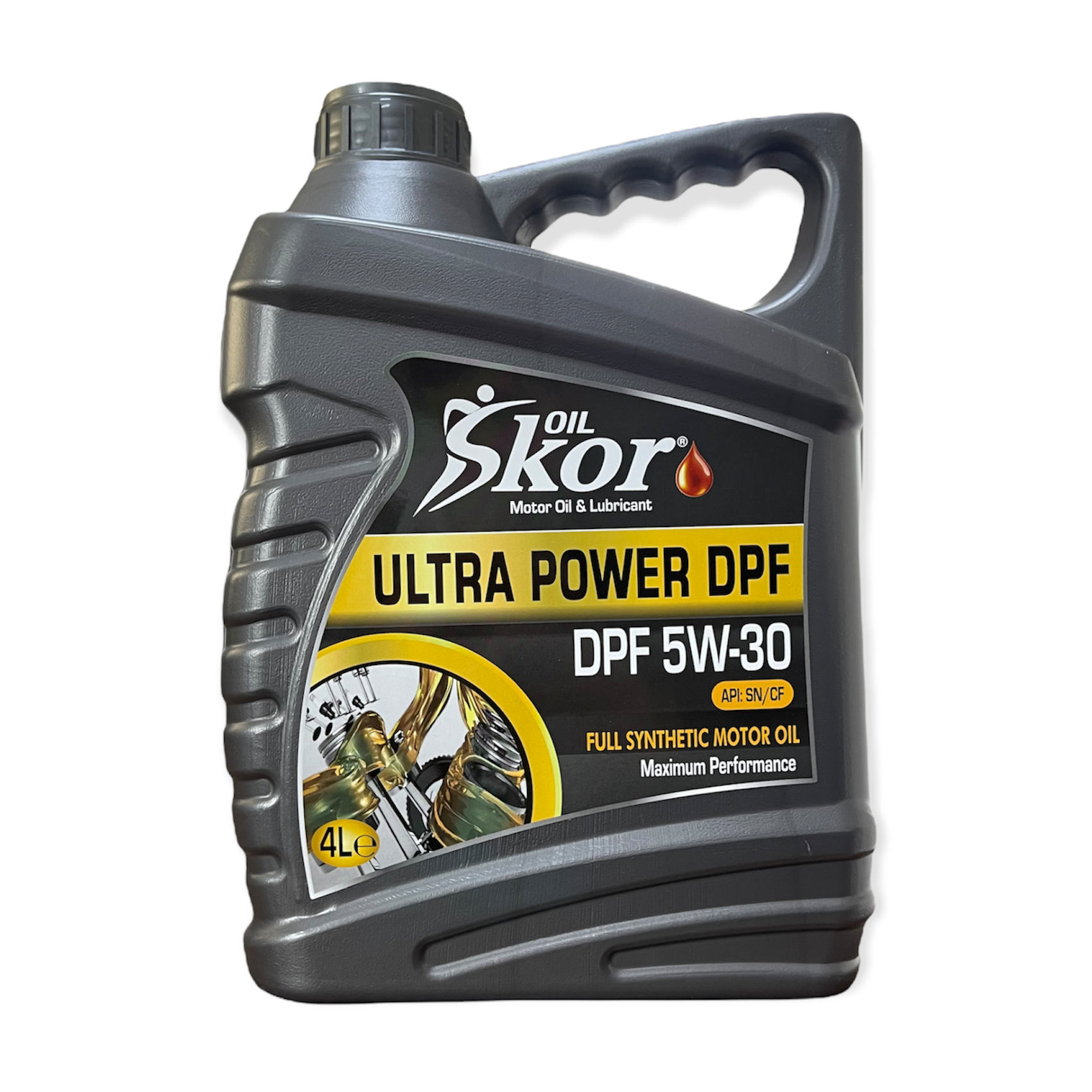 SkorOil Full Synthectic 5w30 SM/CF Huile Moteur Haute Performance Extra Power Série Premium 4 Litres