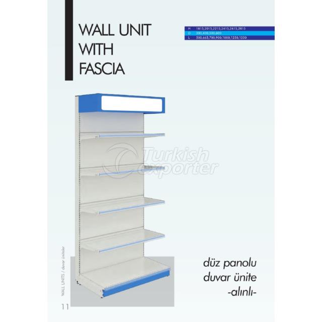 Unidade de parede com Fascia