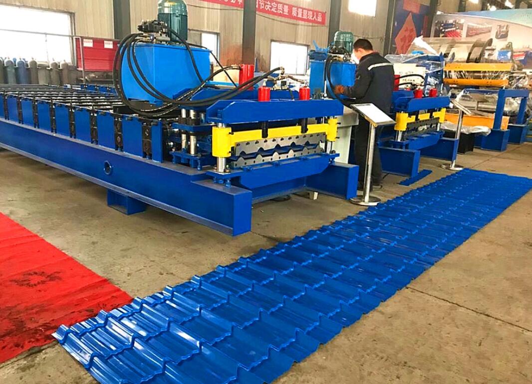 Steel Glazed Roof Tile Making Machine