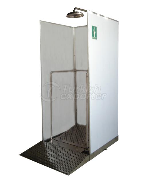 Аварийный душ, с шкафом