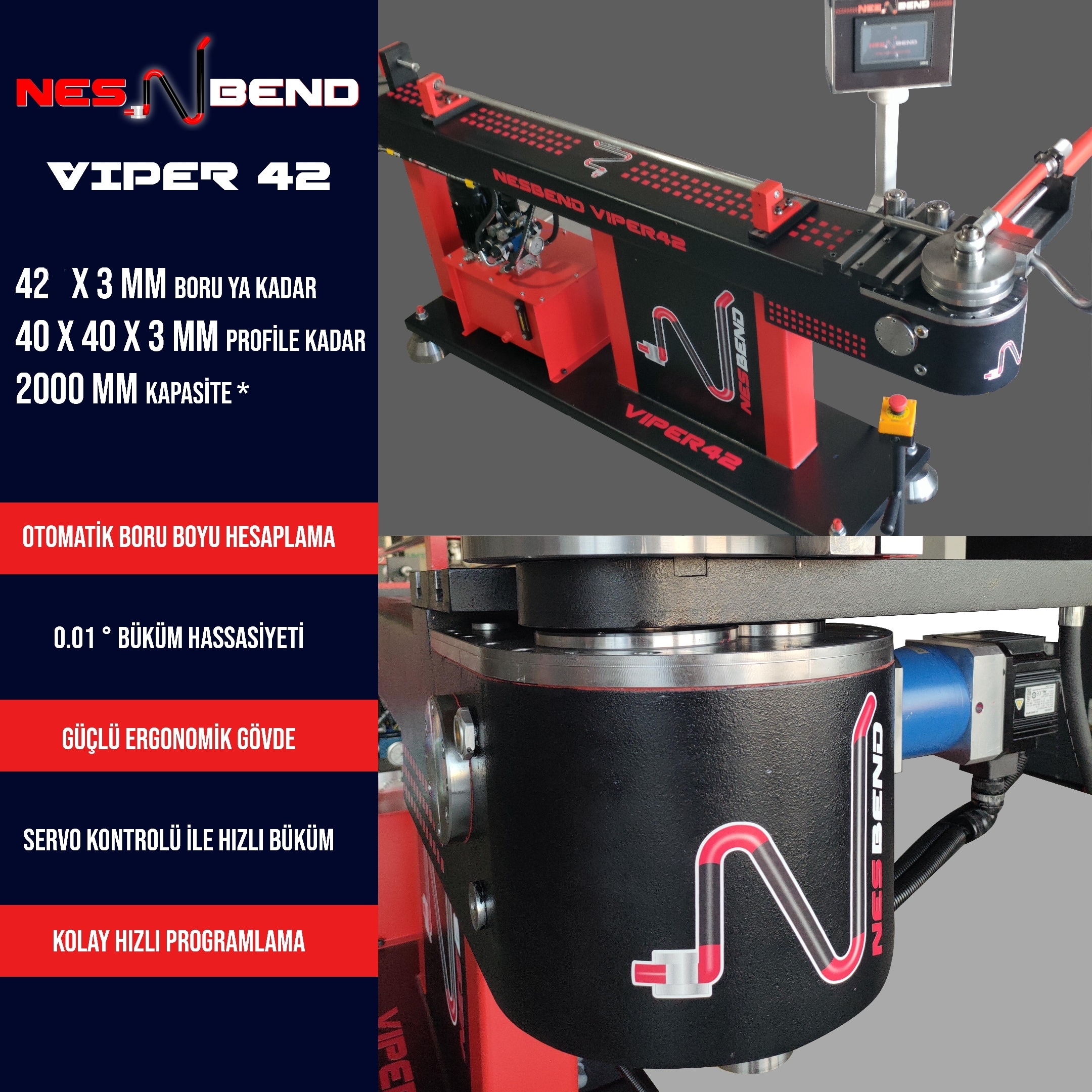 NESBEND VIPER TUBE BENDING MACHINE 