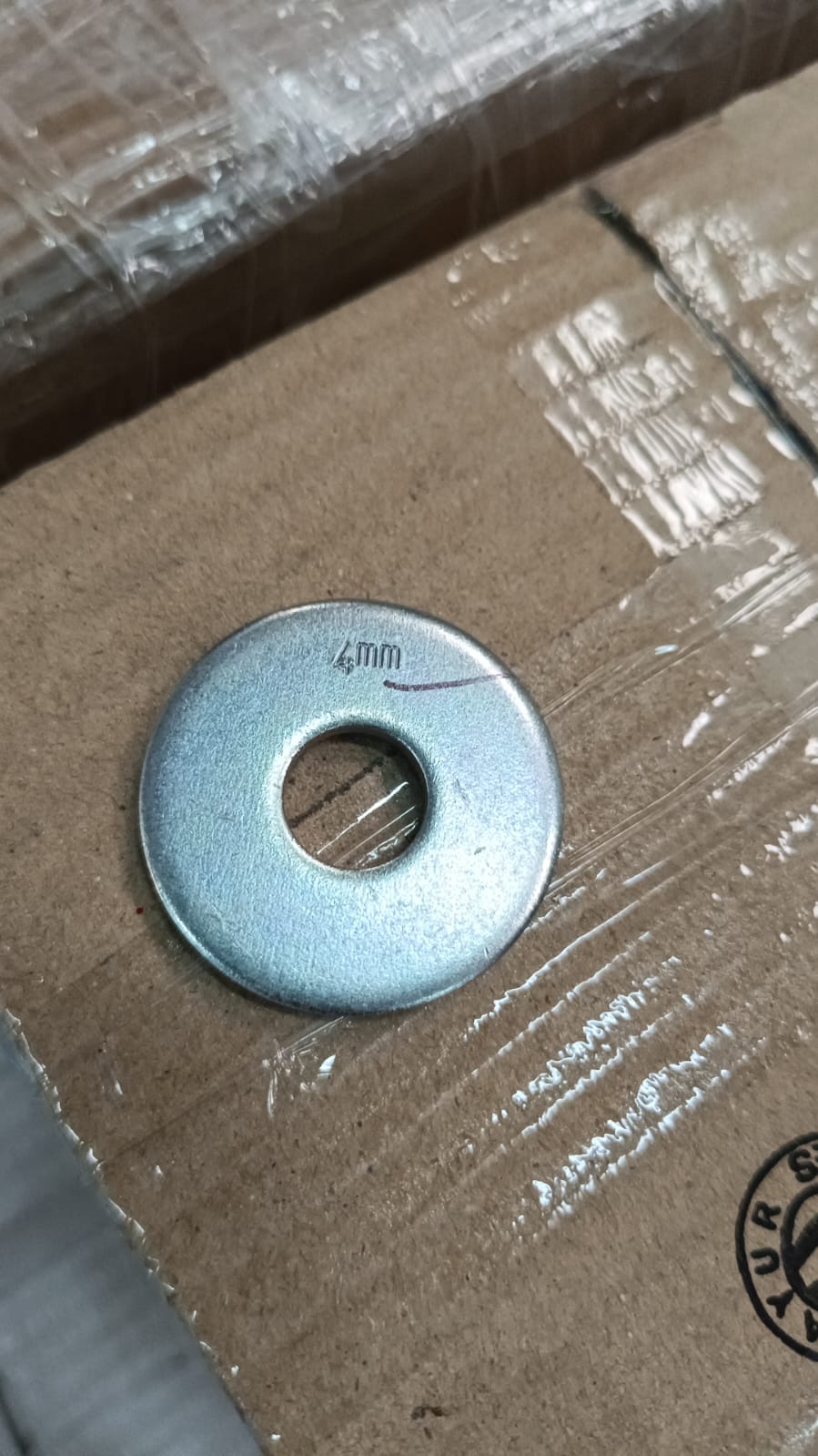 Sheet metal parts washer with plating