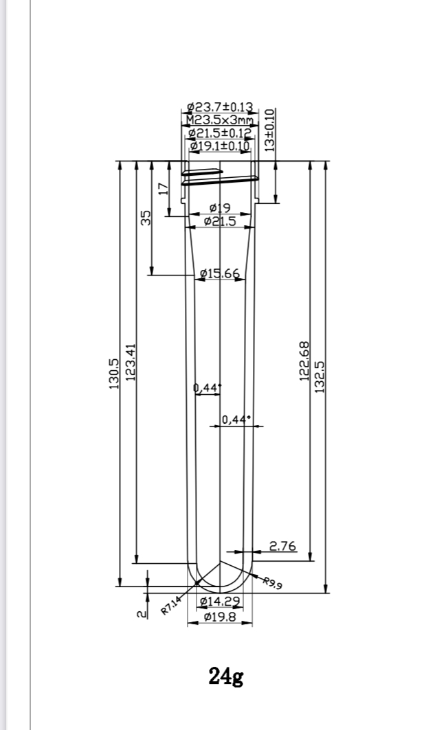 PET PREFORM 24\410 24 GR