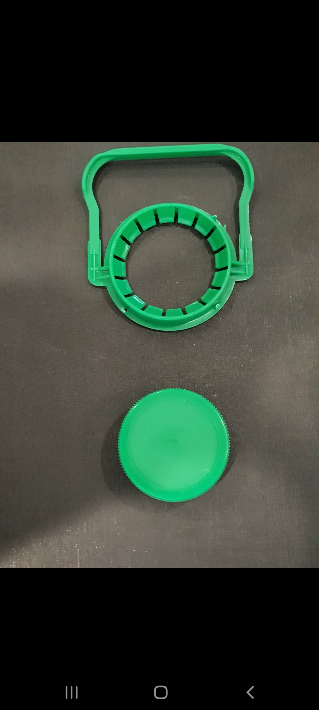 48mm plastic cap for pet bottles and handles