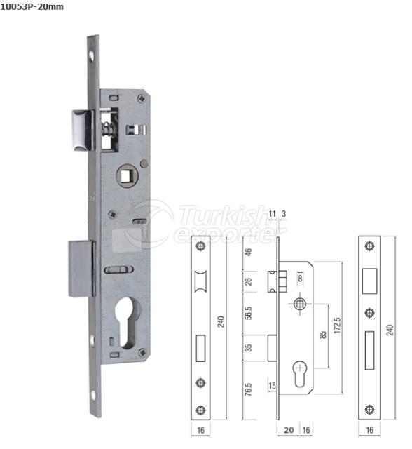 PVC Door Mortise Locks 10053P