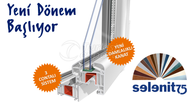 PVC Window Selenit 75
