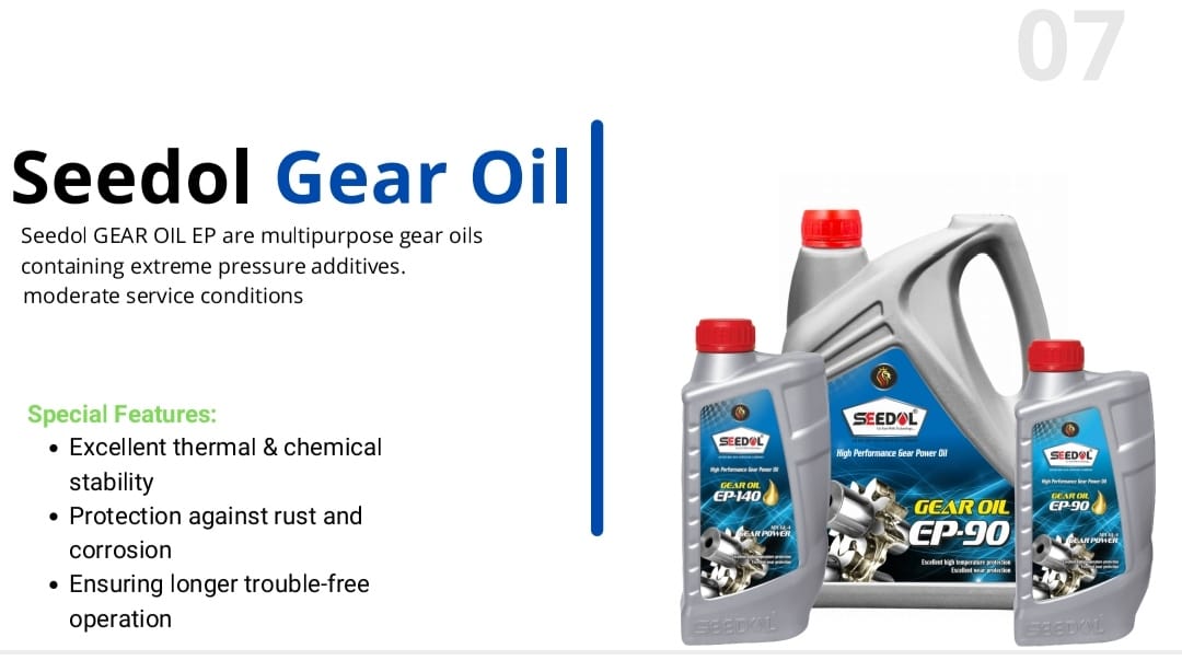 EP140, EP90 Gear Oil