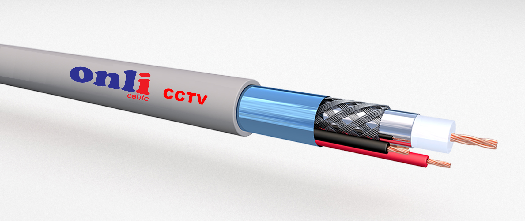 2+1 1x0,50mm² Mini Coax 2x0,50mm² Camera Cable